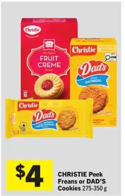 Foodland CHRISTIE Peek Freans or DAD'S Cookies offer