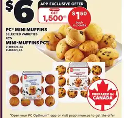Independent City Market PC MINI MUFFINS, 12'S offer