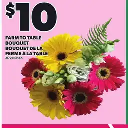 Independent City Market FARM TO TABLE BOUQUET offer