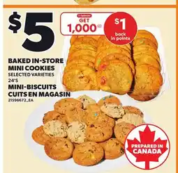 Independent City Market BAKED IN-STORE MINI COOKIES, 24's offer