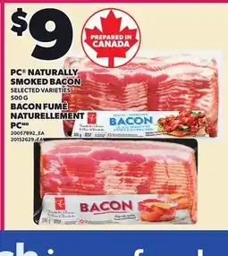 Independent City Market PC NATURALLY SMOKED BACON offer