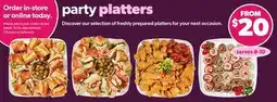 Independent City Market PARTY PLATTERS offer