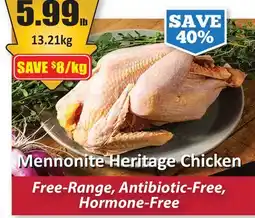 Starsky Mennonite Heritage Chicken offer