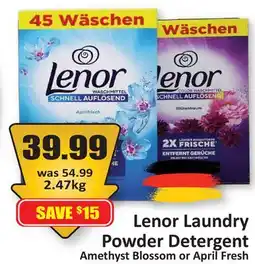 Starsky Lenor Laundry Powder Detergent offer
