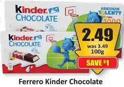 Starsky Ferrero Kinder Chocolate offer