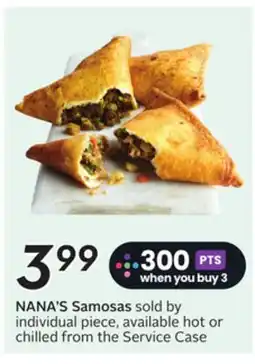Sobeys NANA'S Samosas offer