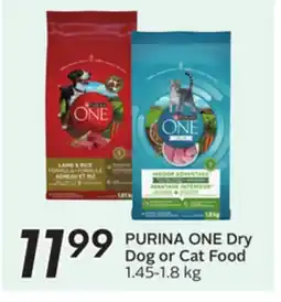 Sobeys PURINA ONE Dry Dog or Cat Food offer