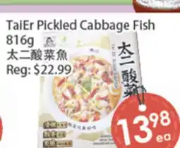 Fresh Palace Supermarket TaiEr Pickled Cabbage Fish offer