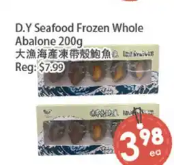 Fresh Palace Supermarket D.Y Seafood Frozen Whole Abalone offer