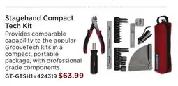 Long & McQuade GROOVETECH STAGEHAND COMPACT TECH KIT offer