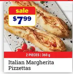 M & M Food Market Italian Margherita Pizzettas offer