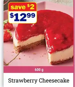 M & M Food Market Strawberry Cheesecake offer