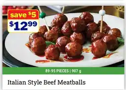 M & M Food Market Italian Style Beef Meatballs offer