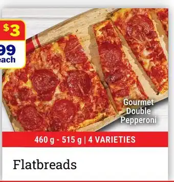 M & M Food Market Gourmet Double Pepperoni Flatbreads offer