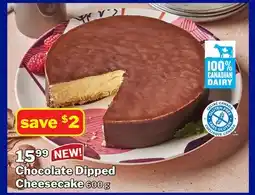 M & M Food Market Chocolate Dipped Cheesecake offer