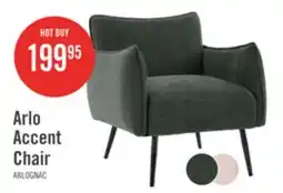 The Brick Arlo 29.5 Linen-Look Fabric Accent Chair – Green offer