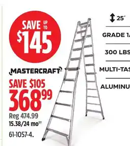 Canadian Tire Mastercraft Multi-Task Ladder offer