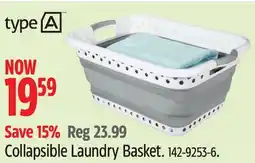 Canadian Tire Collapsible Laundry Basket offer