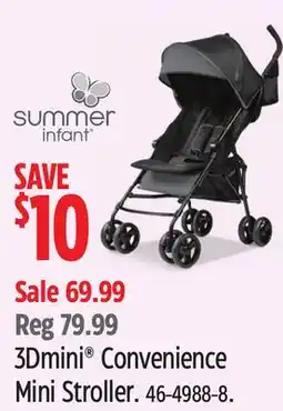 Canadian Tire Summer by Ingenuity 3Dmini Convenience Mini Stroller offer