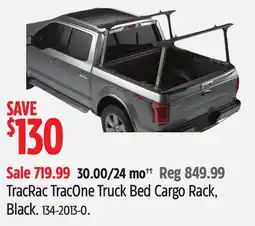 Canadian Tire TracRac TracOne Truck Bed Cargo Rack, Black offer