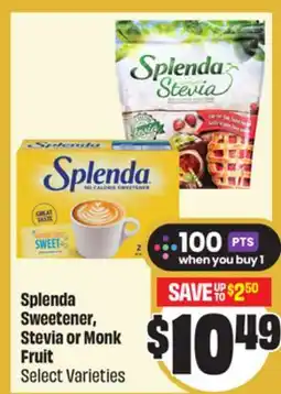 FreshCo Splenda Sweetener, Stevia or Monk Fruit Select Varieties offer