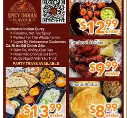 Ample Food Market Authentic Indian Curry, Tandoori Chicken, Chana Bhatura offer