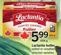 Fortinos LACTANTIA BUTTER offer
