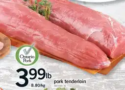 Fortinos PORK TENDERLOIN offer
