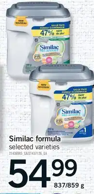 Fortinos SIMILAC FORMULA, 837/859 G offer