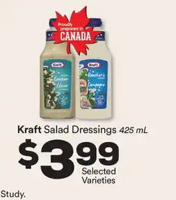 Fortinos KRAFT SALAD DRESSINGS offer