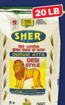Food Basics SHER ATTA FLOUR, BRAR'S DESI GHEE offer