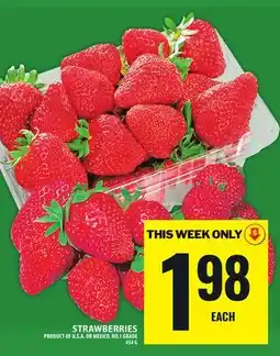 Food Basics STRAWBERRIES offer