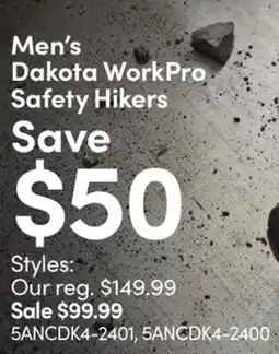 Mark's Men's Dakota WorkPro Safety Hikers offer