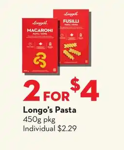 Longo's Longo's Pasta offer