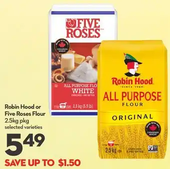 Longo's Robin Hood or Five Roses Flour offer