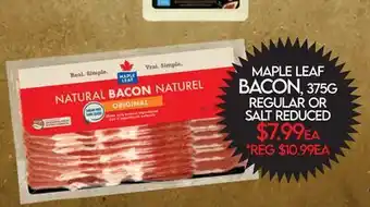 Fiesta Farms MAPLE LEAF BACON offer