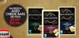 Fiesta Farms BALDERSON AGED CHEESE BARS offer