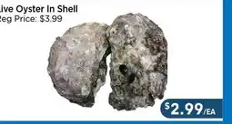 Blue Sky Supermarket Live Oyster In Shell offer