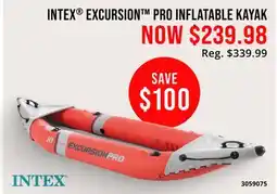 Cabela's INTEX EXCURSION PRO INFLATABLE KAYAK offer