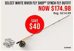 Cabela's SELECT WHITE RIVER FLY SHOP SYNCH FLY OUTFIT offer