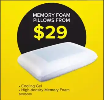 Leon's Memory Foam Pillows offer