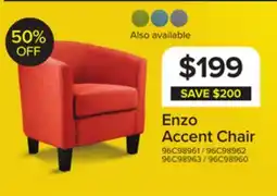 Leon's Enzo Accent Chair - Orange offer