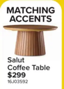 Leon's Salut 35.5 Coffee Table- Oak offer