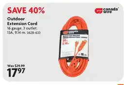 Home Hardware Outdoor Extension Cord offer