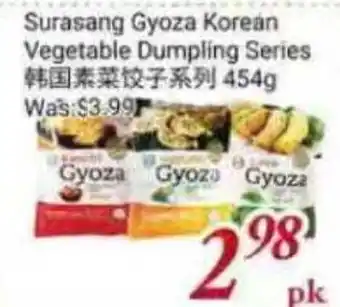 Tone Tai Supermarket Surasang Gyoza Korean Vegetable Dumpling Series offer