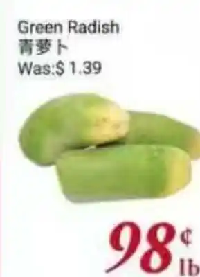 Tone Tai Supermarket Green Radish offer