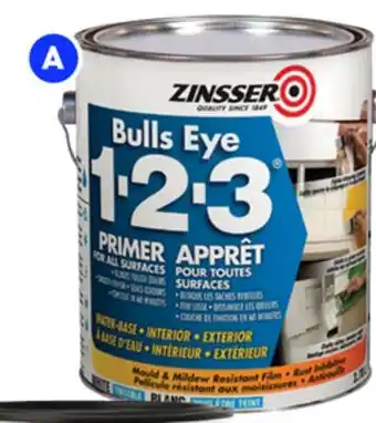 RONA Zinsser Bulls Eye 1-2-3 offer