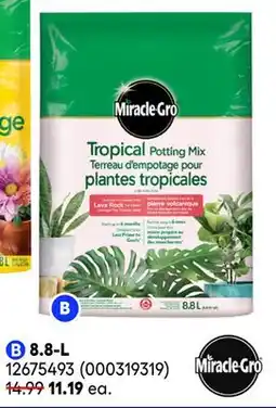 RONA MIRACLE GRO interior potting mix 8.8-L offer