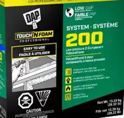 RONA DAP System 200 2-component spray foam sealant kit offer