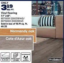 RONA Vinyl flooring 7.1 x48 offer